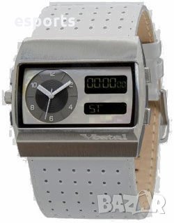 Мъжки часовник Vestal Monte Carlo Leather Silver / Grey сив, снимка 2 - Мъжки - 25934439