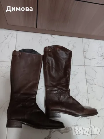 Дамски кожени ботуши от естествена кожа, снимка 3 - Дамски ботуши - 47381277