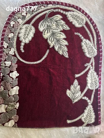Бродирано покривало за фотьойл/ стол, снимка 2 - Столове - 50038379