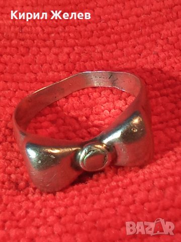 СТАР РЕТРО ВИНТИДЖ СРЕБЪРЕН ПРЪСТЕН ВИСОКА ПРОБА СРЕБРО РЪЧНА ИЗРАБОТКА СТИЛЕН КРАСИВ 28723