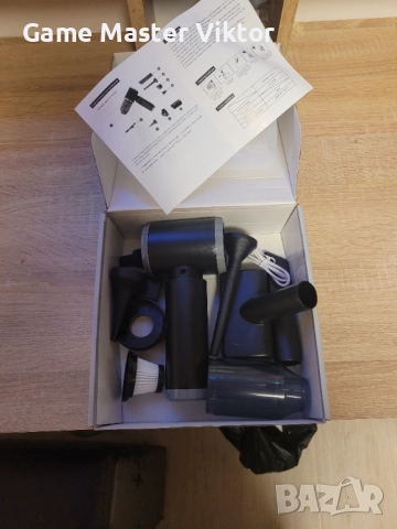 Мощна мини прахосмукачка 2-в-1 – за кола и дома, снимка 2 - Прахосмукачки - 52944645