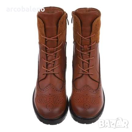 Дамски боти с връзки, 2цвята , снимка 5 - Дамски боти - 43009378