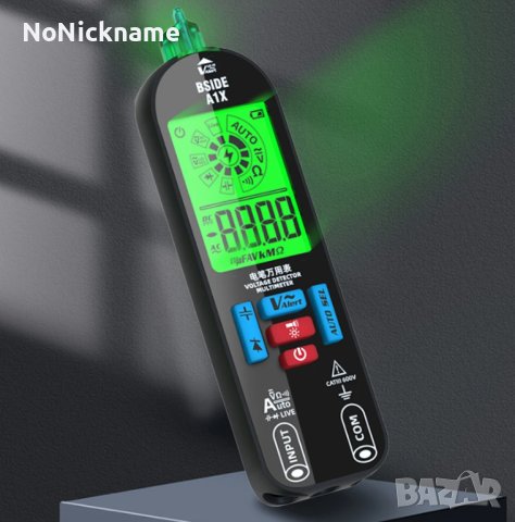 BSIDE A1X Многофункционален волтметър мултицет мултиметър безконтактен фазомер детектор, снимка 9 - Други инструменти - 43166031