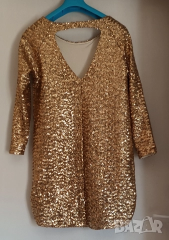 Дамски официални сценични тоалети с блестящи лотури по тях., снимка 2 - Рокли - 51782100