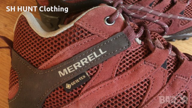 MERRELL Alverstone GORE-TEX Leather Shoes EUR 40,5 / UK 7 естествена кожа водонепромукаеми - 753, снимка 5 - Мъжки боти - 43762588