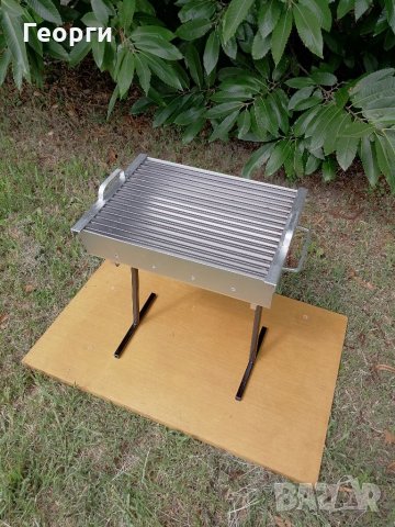 Ръчно изработено барбекю за дървени въглища, снимка 1