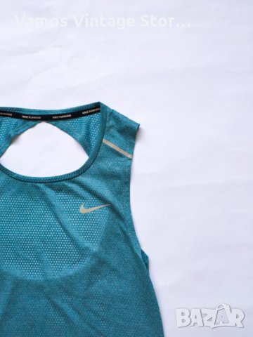 Nike Running Dry-fit Top - Дамски Спортен Потник, снимка 2 - Потници - 33019897
