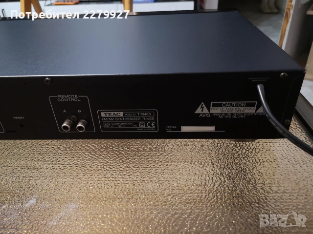 TEAC T-R460 AM/FM Stereo Tuner , снимка 8 - Аудиосистеми - 52929330