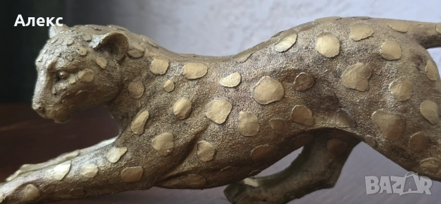 Качествена фигура– леопард, Италия!, снимка 3 - Антикварни и старинни предмети - 52020266