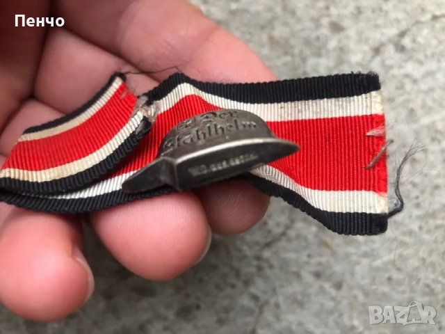 стар нагръден знак /значка/ - WEHRMACHT - WWII - ОРИГИНАЛ, снимка 3 - Антикварни и старинни предмети - 49666744