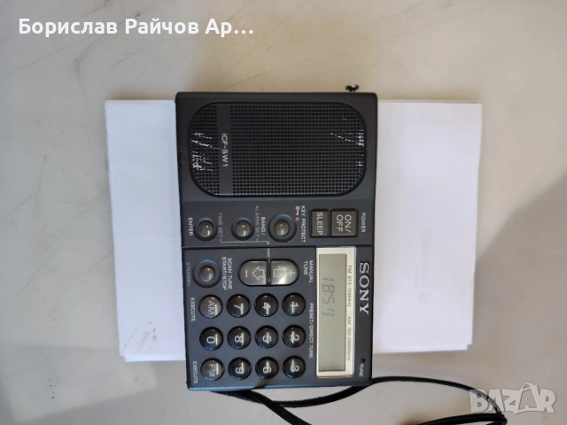 Радио Sony ICF-SW1, снимка 5 - Радиокасетофони, транзистори - 51562812