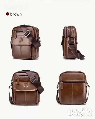 Елегантна, Винтидж кожена Бизнес чанта /Луксозна естествена кожа!, снимка 8 - Чанти - 49648422