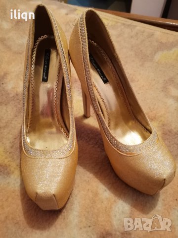 Официални дамски  обувки с 14 см. токче (обувани са един път) 39 номер , снимка 5 - Дамски обувки на ток - 35007671