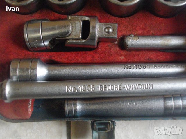 GEDORE-MADE IN GERMANY-Гедоре/Гедория/Гидория-Инструменталиум-Немска Гедоре-1/2-Висок Клас-16-32 мм, снимка 5 - Гедорета - 40167221