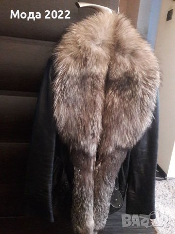 Естествена кожа и естествена лисица, снимка 7 - Якета - 39303180