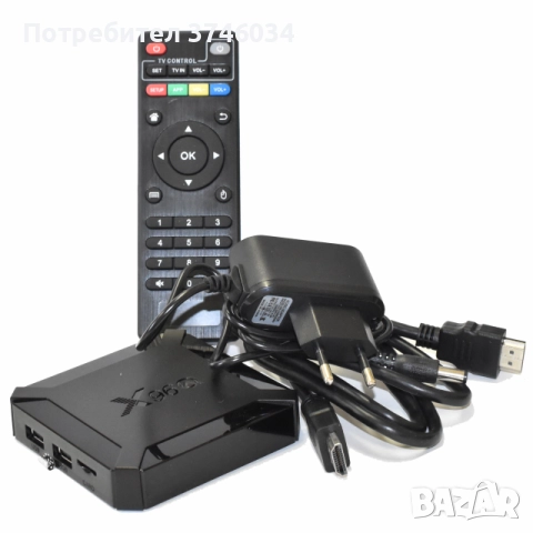 Android TV бокс X96Q 4GB RAM 32GB ROM, снимка 2 - Плейъри, домашно кино, прожектори - 52358629