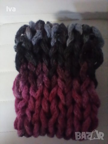 Ръчно плетен шал, снуд,  нов, различни цветове и дължини, снимка 6 - Шалове - 39142635