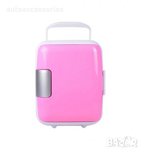 3000051708 ХЛАДИЛНИК ТУРИСТИЧЕСКИ 12V РОЗОВ APTEL AG668A, снимка 1