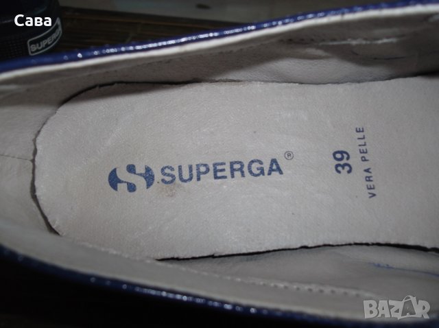 Кожени кецове SUPERGA, снимка 7 - Кецове - 26819494