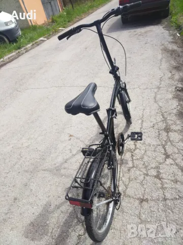 Двойно сгъваем алуминиев велосипед FOLDING 20 цолови капли , снимка 11 - Велосипеди - 49771404