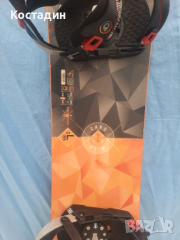 сноуборд  Salomon Wild Card +автомати 155см. , снимка 4 - Зимни спортове - 53205875