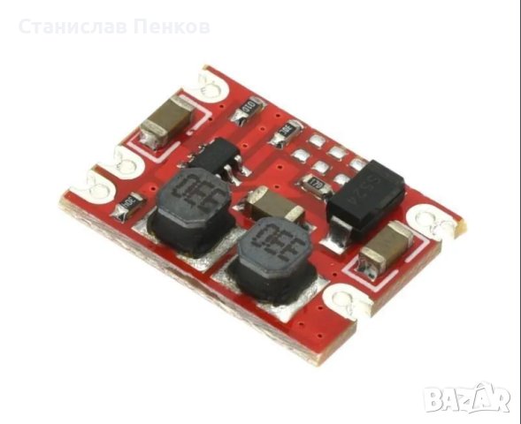 S09 DC-DC Auto Boost Buck Converter Module DC 2.5-15V to DC 3.3V 5V Step Up Down. Регулатор на напре