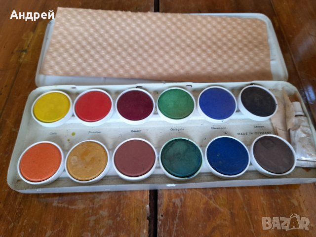 Стари водни бои,боички Varia, снимка 5 - Други ценни предмети - 37298358