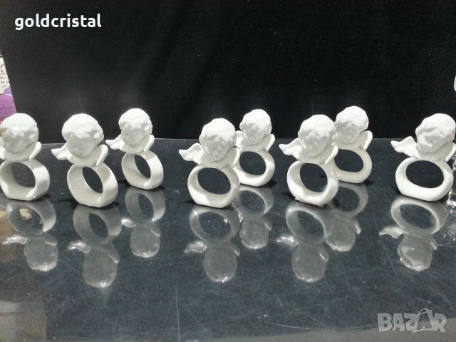 порцеланови салфетници ангелчета , снимка 10 - Антикварни и старинни предмети - 53226189