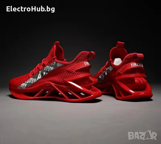 🔥 Червена доминация – футуристични street маратонки 2026, снимка 7 - Маратонки - 53532904