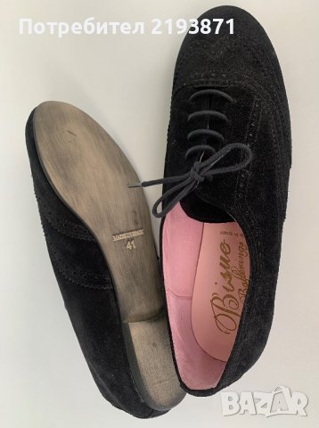 Нови оксфорд обувки естествена кожа номер 40-41, снимка 3 - Дамски ежедневни обувки - 37981771