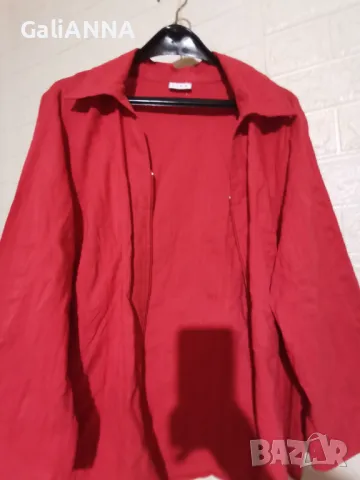 СТРАХОТНА РИЗА С ЦИП 3XL-4XL, снимка 4 - Ризи - 50132338