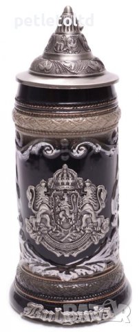 Сувенирна чаша с метално капаче и ГЕРБ на Р. България (модел 3), снимка 3 - Подаръци за мъже - 39649153