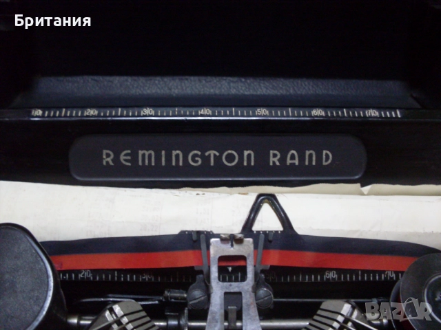Стара американска пишеща машина с куфар- Ремингтон., снимка 3 - Антикварни и старинни предмети - 51622578