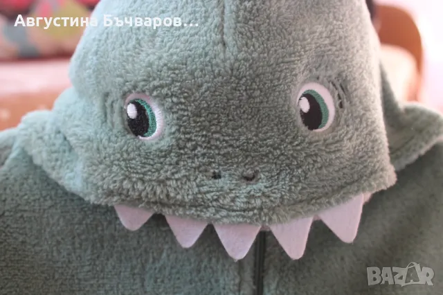 Маскараден костюм динозавър H&M (74/80 - 9-12м), снимка 5 - Бебешки гащеризони - 48867991