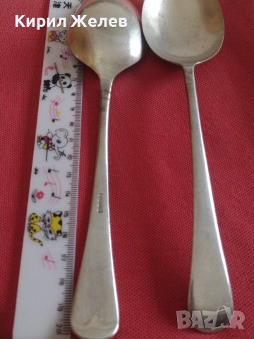 Две стари лъжици с маркировка E P N S Английски стил за КОЛЕКЦИЯ ДЕКОРАЦИЯ БИТОВ КЪТ 42193, снимка 5 - Други ценни предмети - 43862079