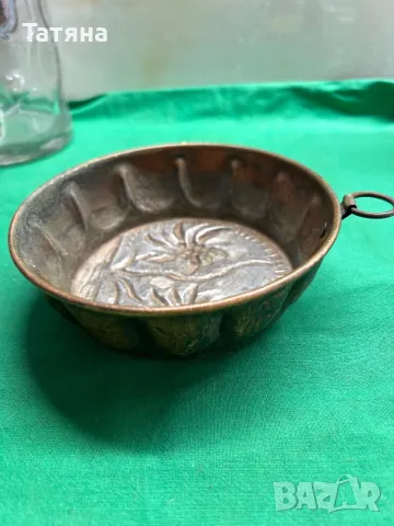 Медни саксии за цветя и свещник от мед  винтидж, снимка 13 - Декорация за дома - 49111162