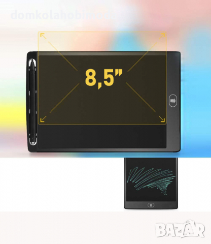 Графичен таблет 8.5 инча, С писалка и място за съхранение.Бутон за изтриване, снимка 3 - Таблети - 36555396
