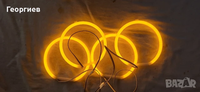 BMW E65 Cotton angel eyes Ангелски очи БМВ Е65, снимка 4 - Части - 50543571