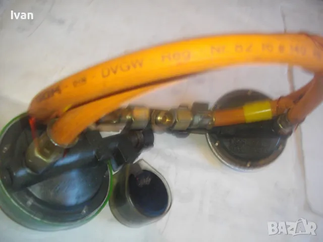 ДВОЕН РЕДУЦИР ВЕНТИЛ С МАНОМЕТЪР ЗА КАРАВАНИ КЕМПЕРИ ЗА ГАЗ ПРОПАН-БУТАН TRUMA CARAVANREOLER 50mbar, снимка 13 - Други инструменти - 48395647