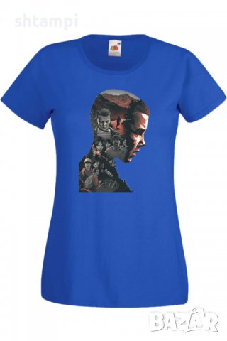 Дамска Тениска Stranger Things Eleven 1,Филм,Сериал,, снимка 4 - Тениски - 37318212