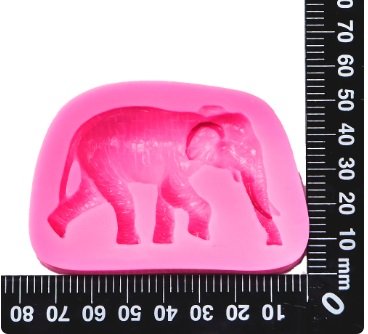 голям слон силиконов молд форма за украса декор торта фондан шоколад и др., снимка 2 - Форми - 16134902