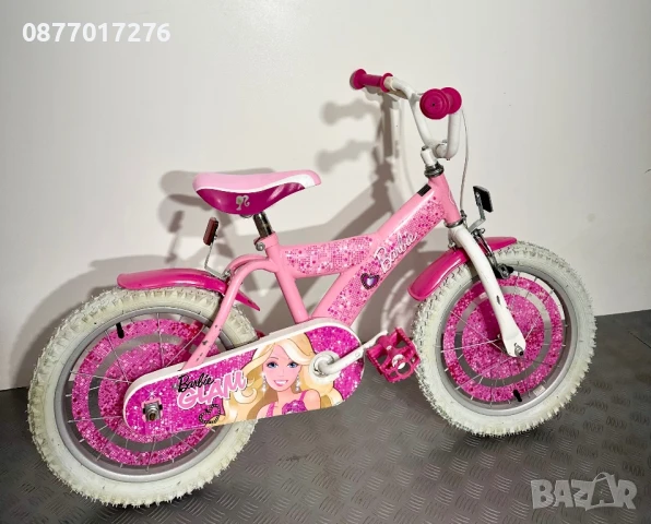Детски велосипед Barbie за момиче 16 цола/ колело, снимка 7 - Велосипеди - 51387164