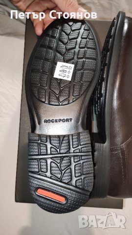 Удобни мъжки /Юношески/ половинки от естествена кожа Rockport №40 1/2, снимка 9 - Ежедневни обувки - 43182418