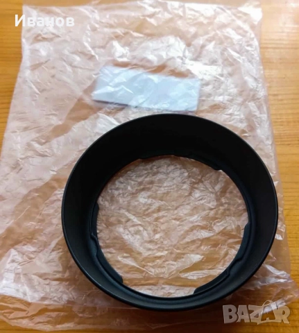 Сенник EW-60C за Canon EF-S 18-55mm, снимка 2 - Чанти, стативи, аксесоари - 51558777