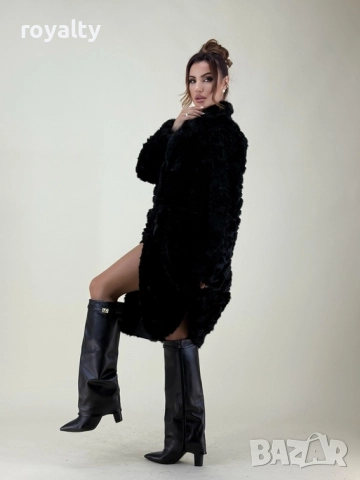 Ботуши на ток - черна кожа, снимка 3 - Дамски ботуши - 52201738