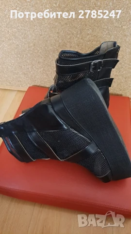 Дамски летни боти на платформа, снимка 6 - Дамски боти - 50838267