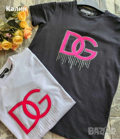 Дамски тениски CK/Miu Miu/D&G/Guess/Hermes - 13€, снимка 6 - Тениски - 53078110