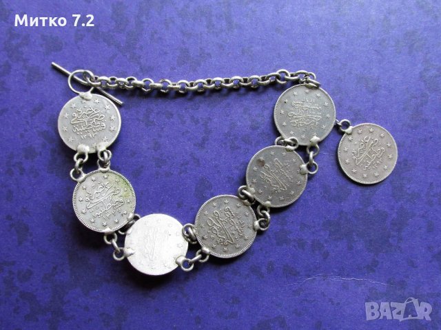 сребърна гривна - 22, снимка 2 - Гривни - 27503930