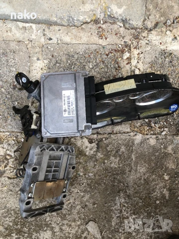 Компютър , ключ , имобилайзер и табло 