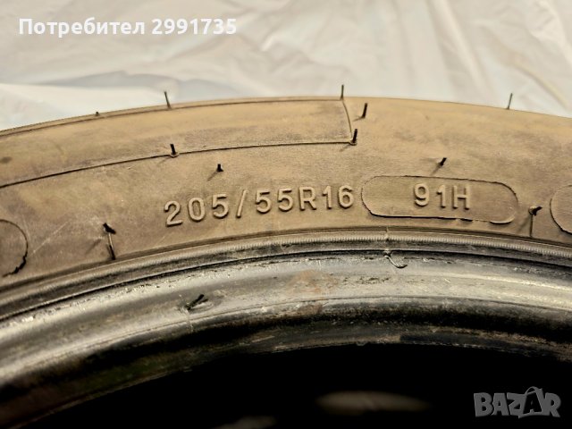 Използвани летни гуми BF GOODRICH Advantage с размер 205/55 R16 91H и остатъчен грайфер от 5мм, снимка 3 - Гуми и джанти - 43133031